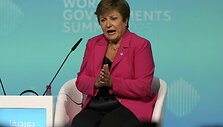 Tarptautinio valiutos fondo (TVF) vadovė Kristalina Georgieva / Altaf Qadri / AP