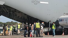 Deportuoti migrantai Gvatemaloje / HANDOUT / AFP