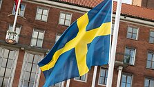 &Scaron;vedijos vėliava / Kristian Tuxen Ladegaard Berg / ZUMAPRESS.com