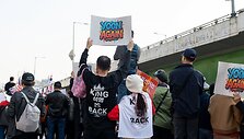 Yoon Suk-yeolo rėmėjai  / Suh Jeen Moon / ZUMAPRESS.com