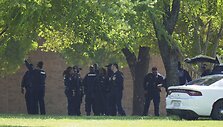 Policijos pareigūnai Dalase / Julio Cortez / AP