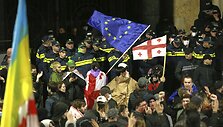 Protestai Sakartvele / Zurab Tsertsvadze / AP
