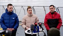 M. Frederiksen vizitas Grenlandijoje / MADS CLAUS RASMUSSEN / AFP