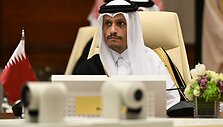 Kataro ministras pirmininkas &scaron;eichas Mohammedas bin Abdulrahmanas al Thani / AMER HILABI / AFP