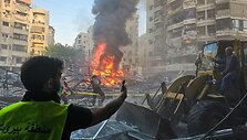 Beirutas po Izraelio smūgio  / - / AFP