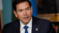 JAV valstybės sekretorius Marco Rubio / KEVIN DIETSCH / Getty Images via AFP