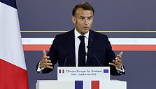 Emmanuelis Macronas / GONZALO FUENTES / AFP