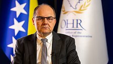 Vyriausiasis įgaliotinis Bosnijoje ir Hercegovinoje Christianas Schmidtas / ANTONIO BRONIC / REUTERS