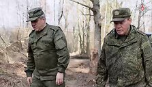 Rusijos kariuomenės vadas Kursko srityje / Russian Defence Ministry / via REUTERS
