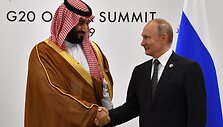 Vladimiras Putinas ir Mohammedas bin Salmanas