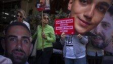 Protestai dėl įkaitų paleidimo / Oded Balilty / AP