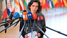 Hadja Lahbib / NICOLAS TUCAT / AFP