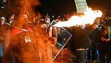 Protestai Stambule / YASIN AKGUL / AFP