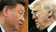 Xi Jinpingas ir D. Trumpas / ANDRES MARTINEZ CASARES SAUL LOEB / AFP