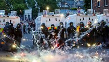 Riau&scaron;ės Airijoje / PAUL FAITH / AFP