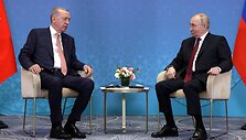 Rusijos ir Turkijos prezidentai  / GAVRIIL GRIGOROV / AFP