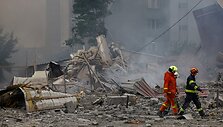 Kyjivas po naktinės rusų dronų atakos / Valentyn Ogirenko / REUTERS