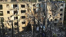 Rusijos atakos padariniai Kyjive / Efrem Lukatsky / AP
