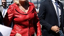 Marine Le Pen ir Jordanas Bardella / Stephane Lemouton/SIPA / Stephane Lemouton/SIPA