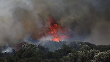 Mi&scaron;kų gaisrai Turkijoje / Cengiz Malgir / AP