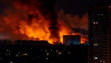 Rusijos atakos padariniai Kyjive