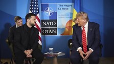 V. Zelenskis ir D. Trumpas / Ukraine Presidency/Ukrainian Pre / ZUMAPRESS.com
