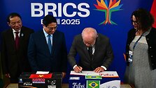 BRICS susitikimas / PABLO PORCIUNCULA / AFP