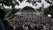 Dainų &scaron;ventė Taline / Sergei Grits / AP