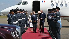 Emmanuelis Macronas Britanijoje / JUSTIN TALLIS / AFP