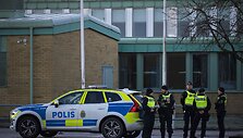 Prie &bdquo;Campus Risbergska&ldquo; / JONATHAN NACKSTRAND / AFP