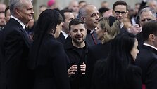 Volodymyras Zelenskis Romoje / Fabio Frustaci / ZUMAPRESS.com