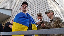 Ukrainiečiai karo belaisviai grįžo namo / Kyrylo Chubotin/UKRINFORM/SIPA / Kyrylo Chubotin/UKRINFORM/SIPA