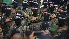 &bdquo;Hamas&ldquo; kovotojai / Abdel Kareem Hana / AP