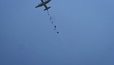 Pagalba i&scaron; oro Gazos Ruožui  / Belal Abu Amer/apaimages/SIPA / Belal Abu Amer/apaimages/SIPA