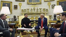 V. Zelenskis ir D. Trumpas /  / AP