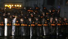 Protestai Indonezijoje / DHIDOT / AFP