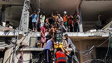 Gazos Ruožas / EYAD BABA / AFP