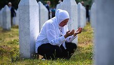 Srebrenicos genocido metinės / ANDREJ ISAKOVIC / AFP