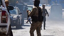 Sirijos saugumo pajėgos Sveidoje / SAM HARIRI / AFP