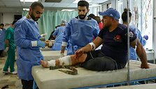 Sirijos Sveidos ligoninė / SHADI AL-DUBAISI / AFP