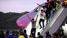 I&scaron;laisvinti Venesuelos migrantai / FEDERICO PARRA / AFP