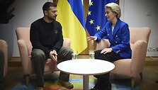 V. Zelenskis ir U. von der Leyen / Ukraine Presidency/Ukrainian Pre / ZUMAPRESS.com