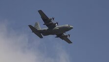 Humanitarinę pagalbą Gazos Ruožo gyventojams gabenantis lėktuvas / Omar Ashtawy / ZUMAPRESS.com