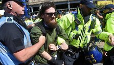 Protestas Britanijoje / PETER POWELL / AFP