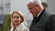 Kaja Kallas Kyjive / SERGEI SUPINSKY / AFP