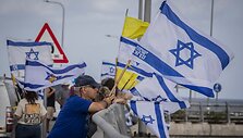Izraelio įkaitų paleidimo protestas / Eyal warshavsky / ZUMAPRESS.com