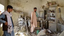 Suniokoti namai Spin Boldake / SANAULLAH SEIAM / AFP