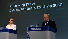 K. Kallas ir A. Kubilius / NICOLAS TUCAT / AFP