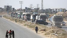 Pagalbos srautai / BASHAR TALEB / AFP