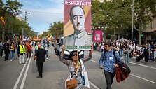 Francisco Franco atvaizdas proteste / Lorena Sop&Atilde;&ordf;Na / ZUMAPRESS.com